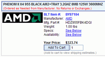 phenom II X4 955 Black edition